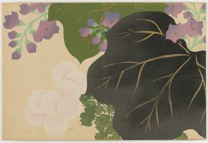 Flowers of a Hundred Worlds (Momoyogusa): Chrysanthemum and Paulownia (Kikukiri) av Kamisaka Sekka