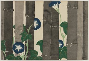 Flowers of a Hundred Worlds (Momoyogusa): Morning Glories (Asagao) av Kamisaka Sekka