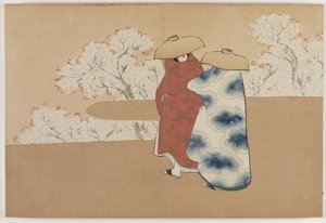 Flowers of a Hundred Worlds (Momoyogusa): Den tredje måneden (Yayoi) av Kamisaka Sekka