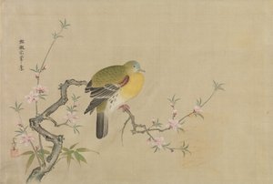 Album med kopier av kinesiske malerier, 1600-tallet.