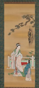 Queen Mother of the West, første halvdel av 1800-tallet. av Kano Osanobu