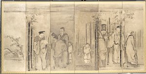 Seven Sages of the Bamboo Grove, 1600-tallet.
