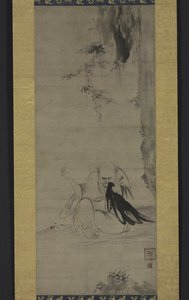 Choyo: Monk Sewing under Morning Sun, ca. 1350 eller tidligere av Kaō