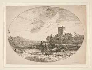 Bukolisk landskap av Karel Dujardin
