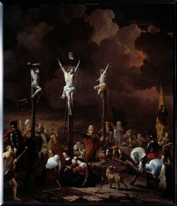 Golgata-maleriet av Karel Dujardin (1621-1678) (ec.holl.) 1661 Søn. 0,97x0,84 m