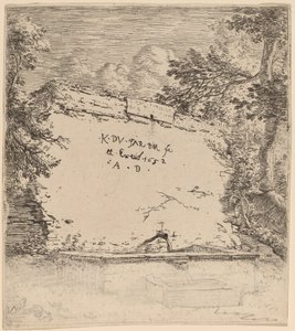 Tittelside med fontene av Karel Dujardin