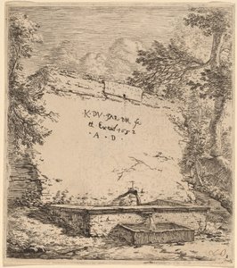 Tittelside med fontene av Karel Dujardin