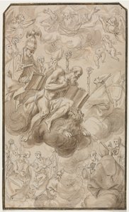 Himmelfart av Saint Hieronymus, 1600-tallet.