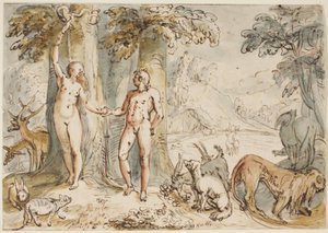 Menneskets fall av Karel van Mander I