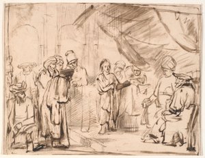 Den tolv år gamle Jesus i templet av Karel van Savoy