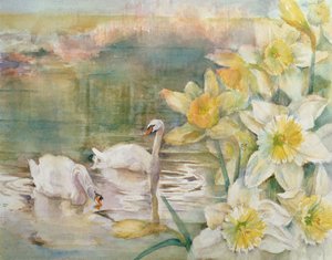 Svaner ved Hurst av Karen Armitage
