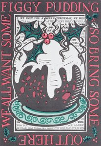 Figgy Pudding, 1998 (linosnitt på papir)