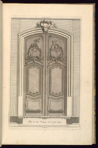 Høyde og plan for en portal av Karl Albert von Lespilliez