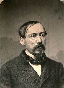 Nikolay Nekrasov , russisk poet og forlegger, slutten av 1850-tallet av Karl August Bergner