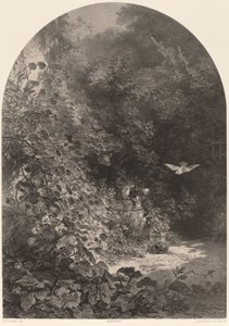 Et hjørne av hagen av Karl Bodmer