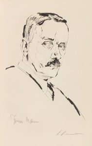 Portrett av Thomas Mann 1875-1955, 1924. av Karl Dannemann