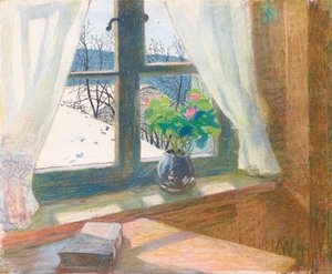 Utsikt fra vinduet av Karl Edmund Walser