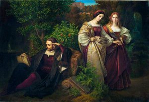 Torquato Tasso og de to Leonorene av Karl Ferdinand Sohn