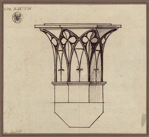Åttekantet søylekapitél av Karl Friedrich Schinkel