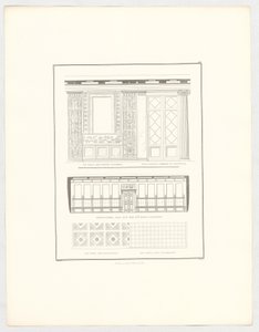 Utsikter over slottet Krzescowice, blad 52 i serien «Samling av arkitektoniske utkast» av Karl Friedrich Schinkel