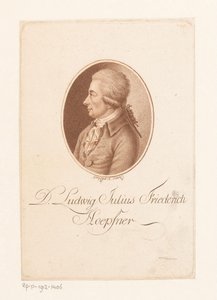Portrett av Ludwig Hopfner av Karl Goepfert