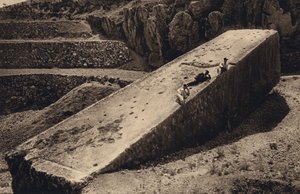 Baalbek, Den store steinen (s/hvitt bilde)