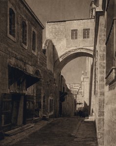 Jerusalem, Ecce Homo-Arch (s/hvitt bilde) av Karl Grober