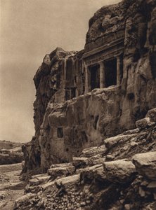 Ierusalim, Grota Sf. Iacob din Valea Cedronului (foto alb/n) norvegiană av Karl Grober