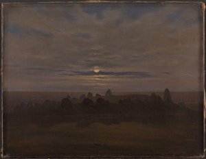 Steinalderhaug, ca. 1820 (olje på lerret)