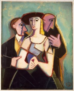 konflikt av Karl Hofer