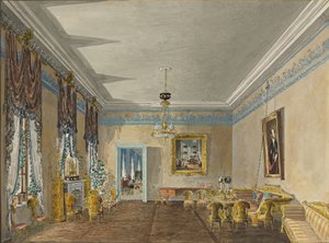 Salong i huset til prinsesse Anna Gagarina i Petersburg, 1799