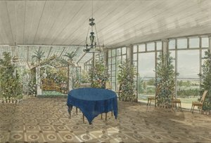 Vinterhage i Pavlino Estate of Vielgorsky, 1834