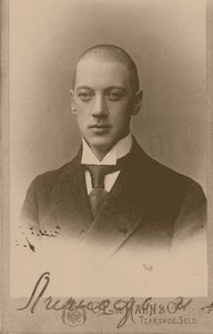 Den russiske poeten Nikolay Gumilyov 1886-1921, ca 1917-1920