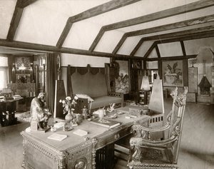 Studiet av den russiske forfatteren Leonid Andreyev, tidlig på 1900-tallet.