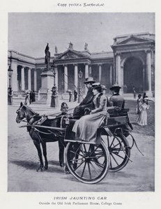 Irsk Jaunting Car (s/hvitt bilde) av Karl Karlovich Piratsky