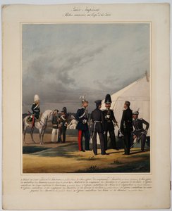 Pionerer, invalider og gendarmer fra Imperial Guards Corps, 1867 av Karl Karlovich Piratsky