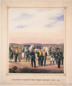 St. Petersburg livgardegrenadierregiment til kong Frederick William III, 1871