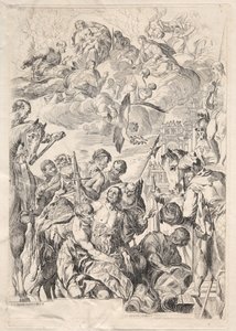 St. George forbereder seg på sitt martyrium av Karl Ludwig Bernhard Buchhorn