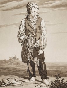De unge tiggere, ca. 1800.