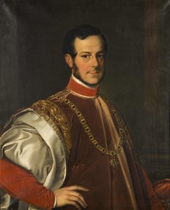 Portrett av prins Johann Adolf II av Schwarzenberg 1799-1888, 1852. av Karl Ludwig Philippot