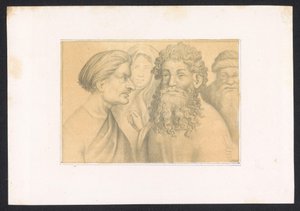 Tre menn og en ung kvinne Design og studier av en nederlandsk mester fra 1400-tallet. Århundre. Basert på originalene oppbevart i det kongelige bibliotek i Berlin (serietittel) av Karl Palzow