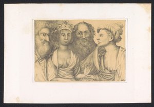 Menn forener unge mann og kvinne Design og studier av en nederlandsk mester fra 1400-tallet. Århundre. Basert på originalene oppbevart i det kongelige bibliotek i Berlin (serietittel) av Karl Palzow
