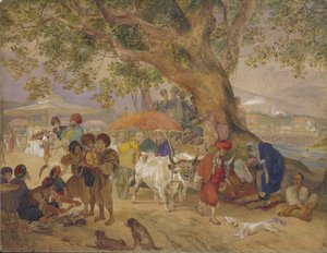 Sweet Water Springs nær Konstantinopel, 1849 av Karl Pavlovich Bryullov
