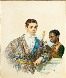 Portrett av Anatole Demidoff, Prince of San-Donato, av Karl Pavlovich Bryullov
