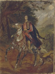 Portrett av grev Anatole Nikolaievich Demidov, 1. prins av San Donato 1812-1870, ca. 1831 av Karl Pavlovich Bryullov