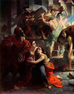 The Last Day of Pompeii, 1833, detalj, 1965. av Karl Pavlovich Bryullov