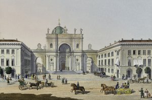 Den katolske kirken St. Catherine i St. Petersburg, første halvdel av 1800-tallet.