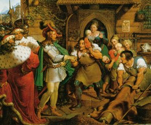 Keiser Maximilian I besøker håndverkerne