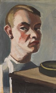 Selvportrett, ca. 1920.