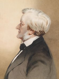 ""Portrett av den tyske komponisten Richard Wagner"" av Karl Wilhelm Diefenbach